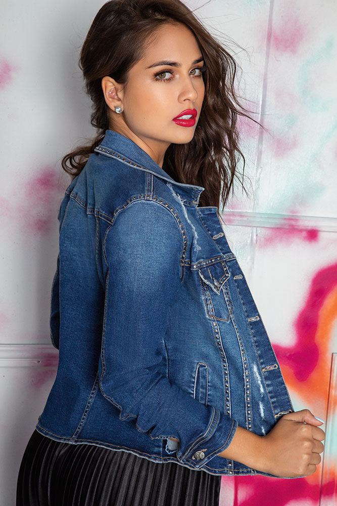 Chaqueta en jean para mujer